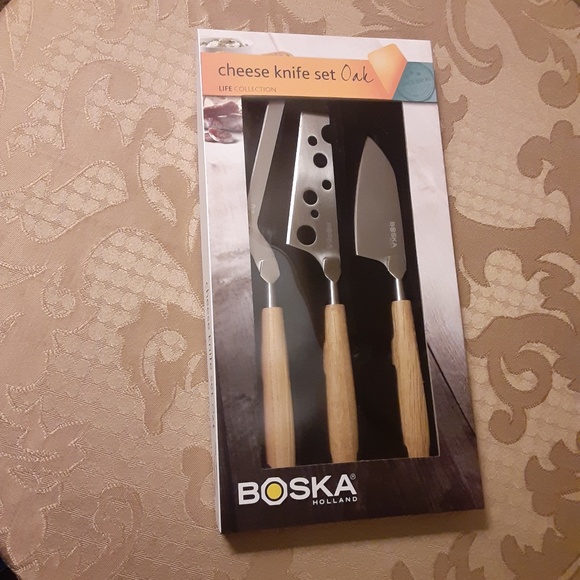 Boska Holland Cheese Knife Set Oak Life Collection - Picture 1 of 3
